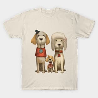 Dog family portrait T-Shirt